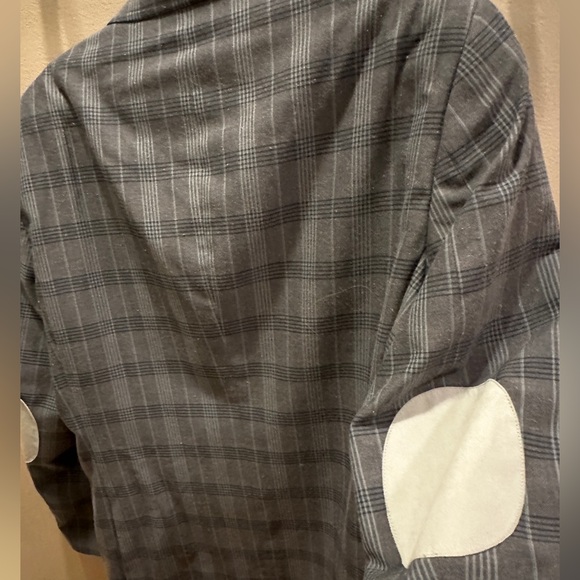 Haggar blue and white window pane men’s blazer sz 44L - Picture 4 of 8